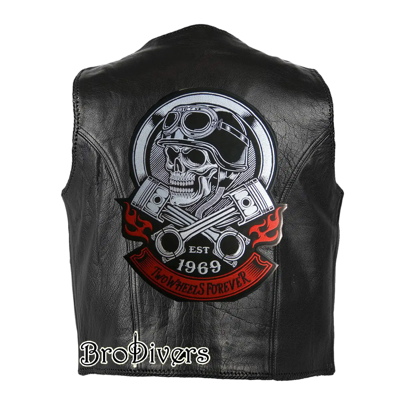 Custom back embroidery for branded clothing