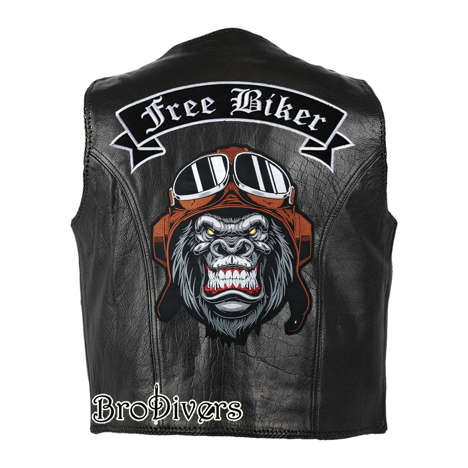 High-detail embroidery artwork on black apparel